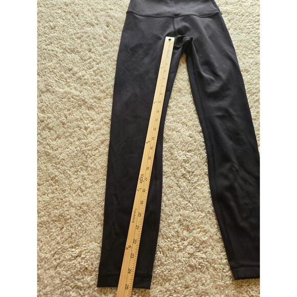 Lululemon Pink Crop Tank Top And Black Leggings Size 4 - Picture 16 of 16